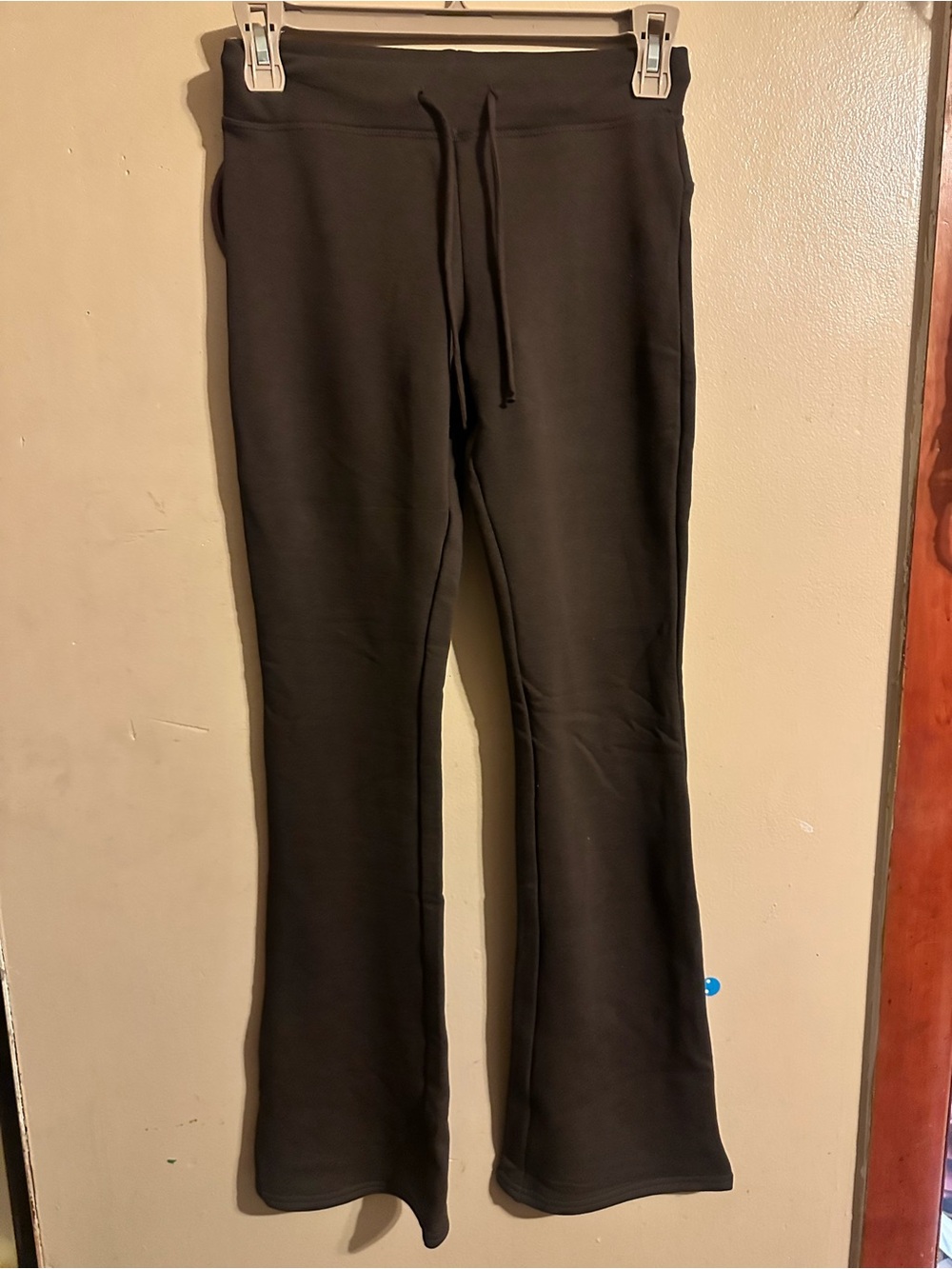 Zara Brown  Drawstring Flare Sweatpants